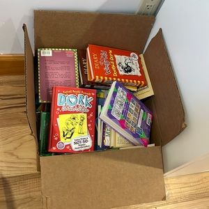 A bunch of elementary school books!!